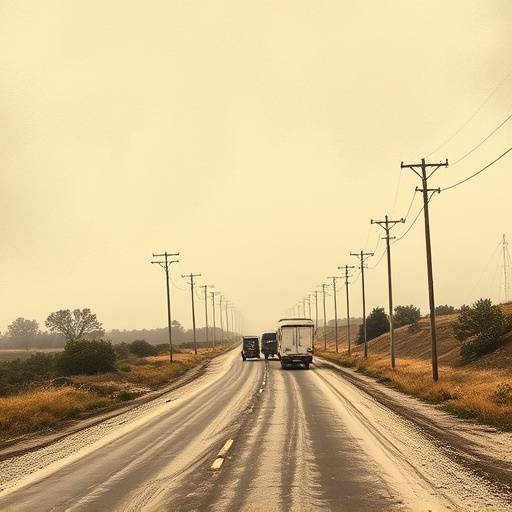 Album cover for The Southern Troubadours - 'Dusty Roads'